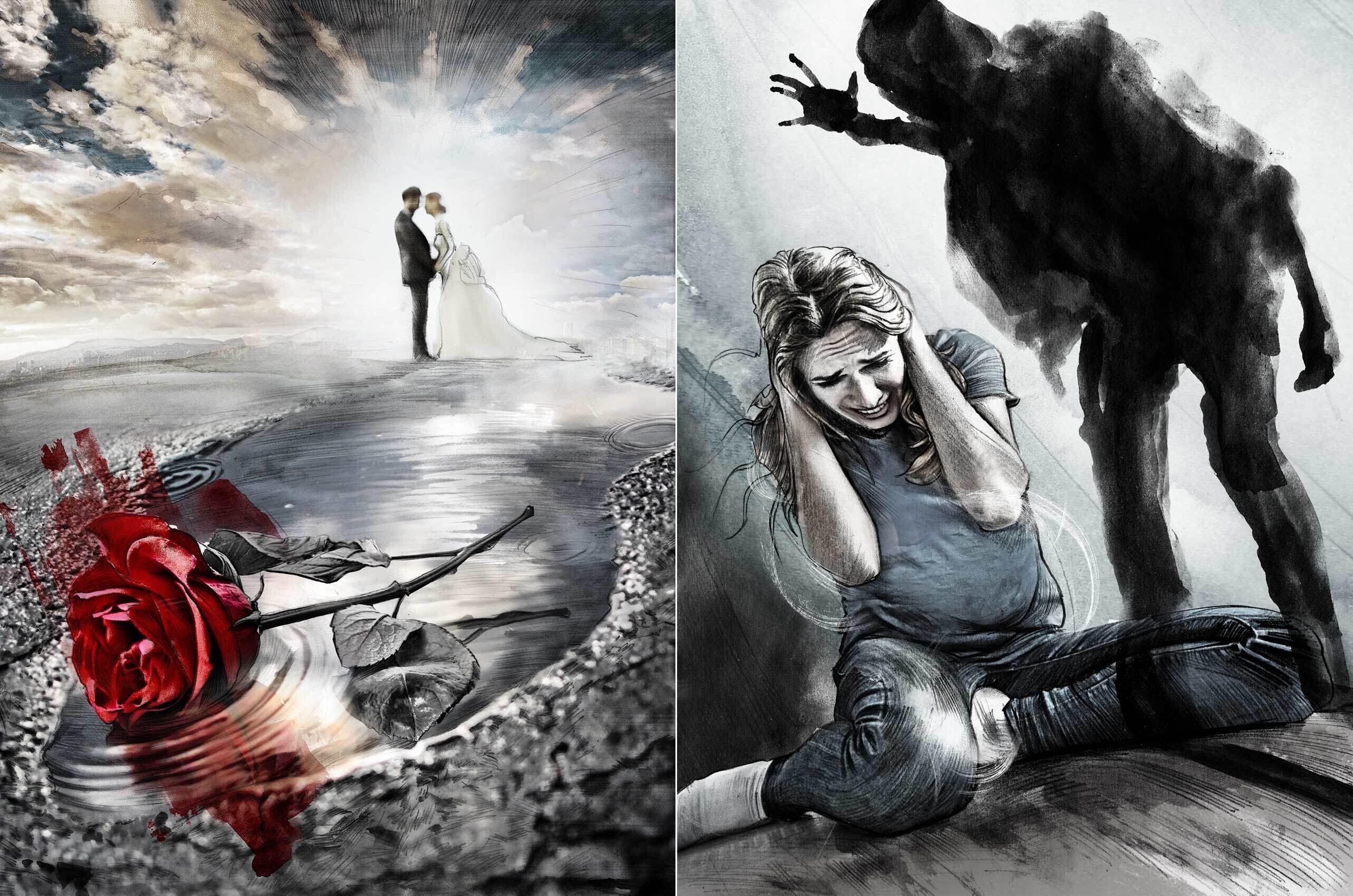 Blutrache illustration rose blut - Kornel Illustration | Kornel Stadler portfolio