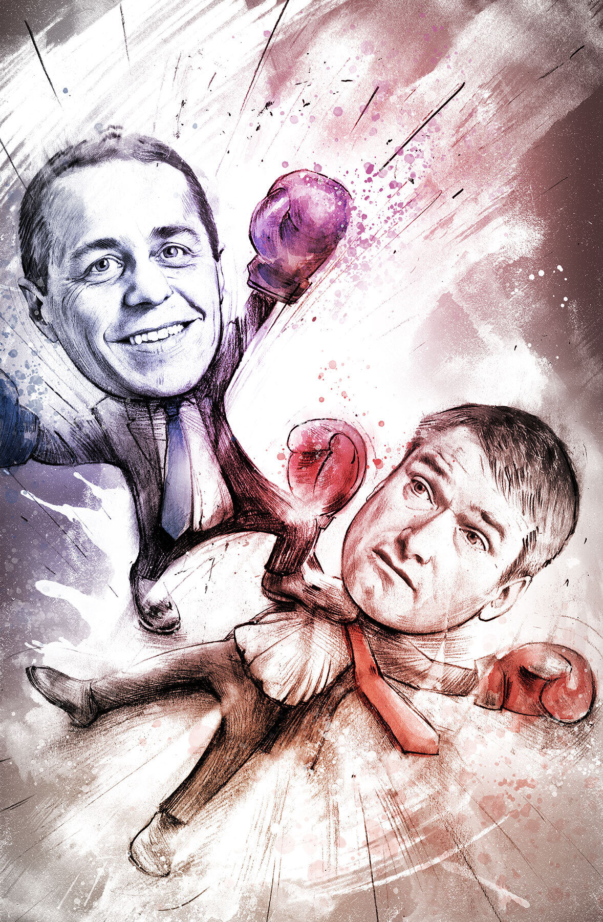 Boxmatch Cassis Levrat - Kornel Illustration | Kornel Stadler portfolio