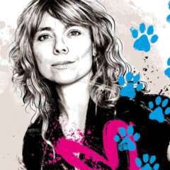 Work Fanny wobmann portrait Illustration kolumne editorial zeichnung drawing magazin red bulletin red bull hund autorin writer comedian Kornel Illustration | Kornel Stadler