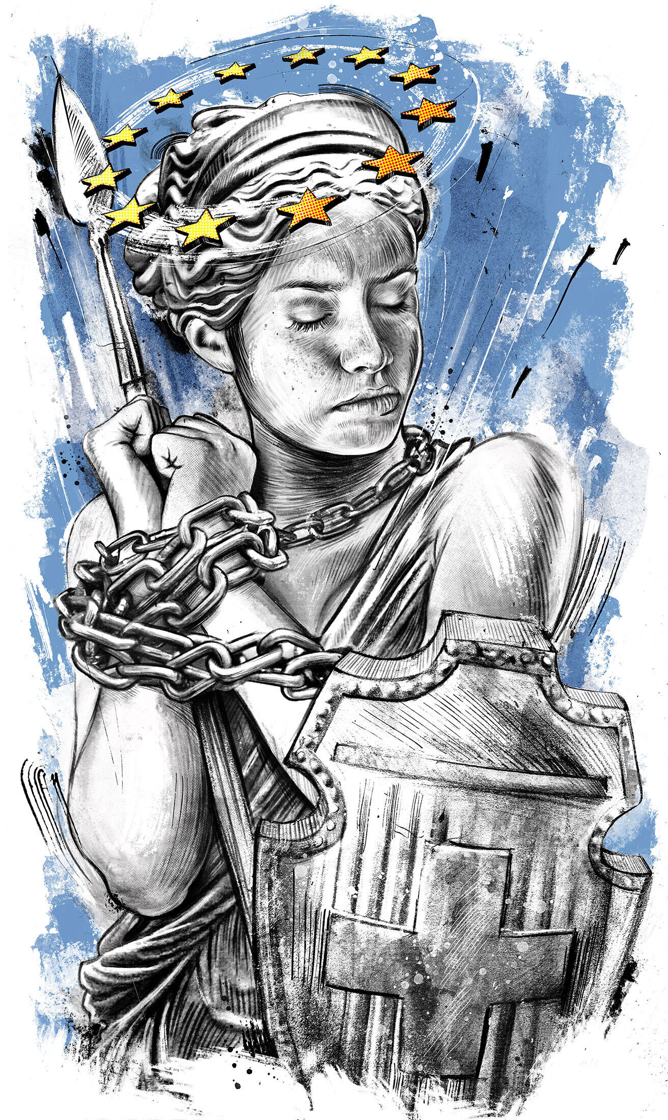 Illu Gastkommentar - Kornel Illustration | Kornel Stadler portfolio