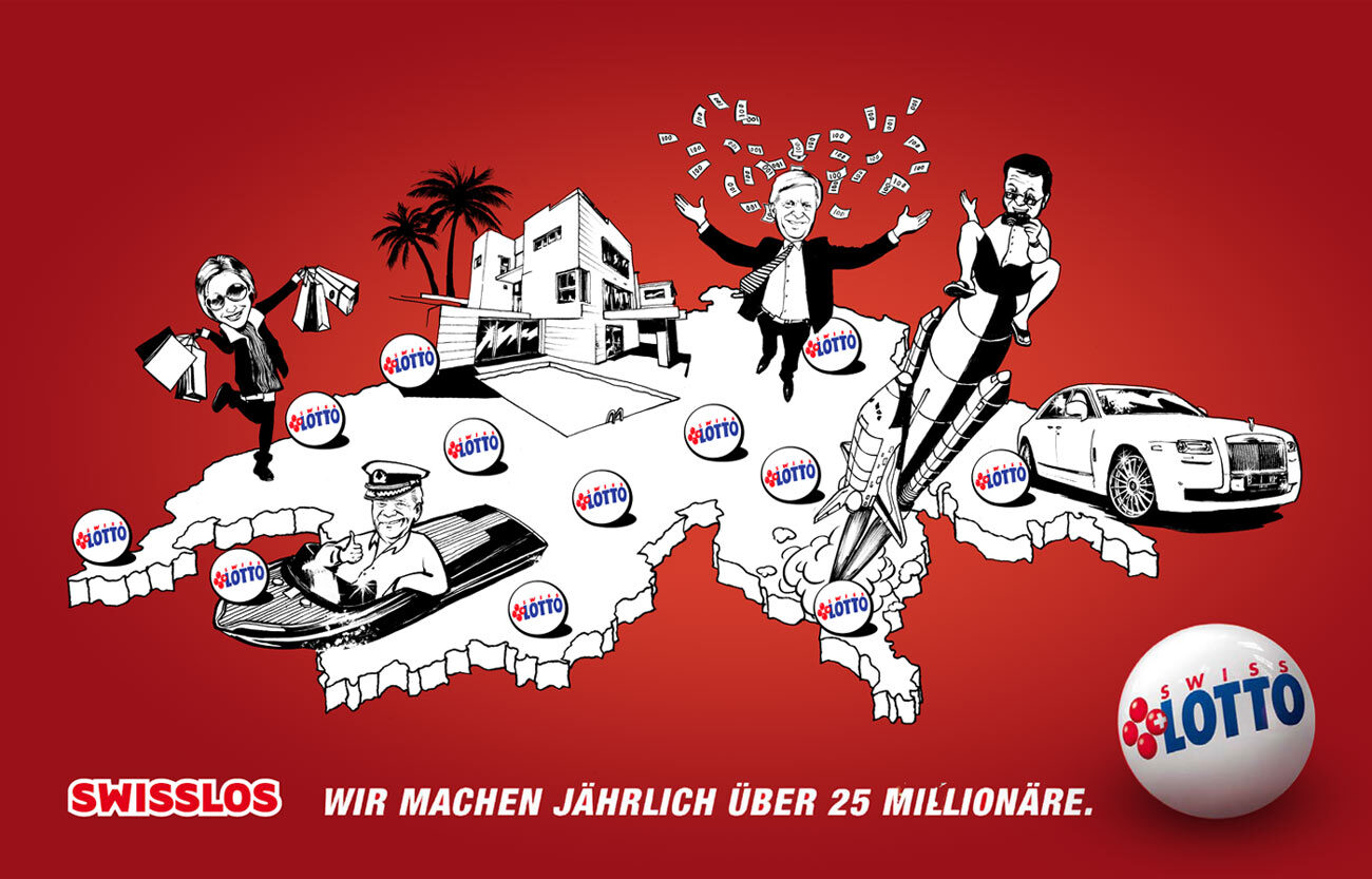 Swisslotto - Kornel Illustration | Kornel Stadler portfolio