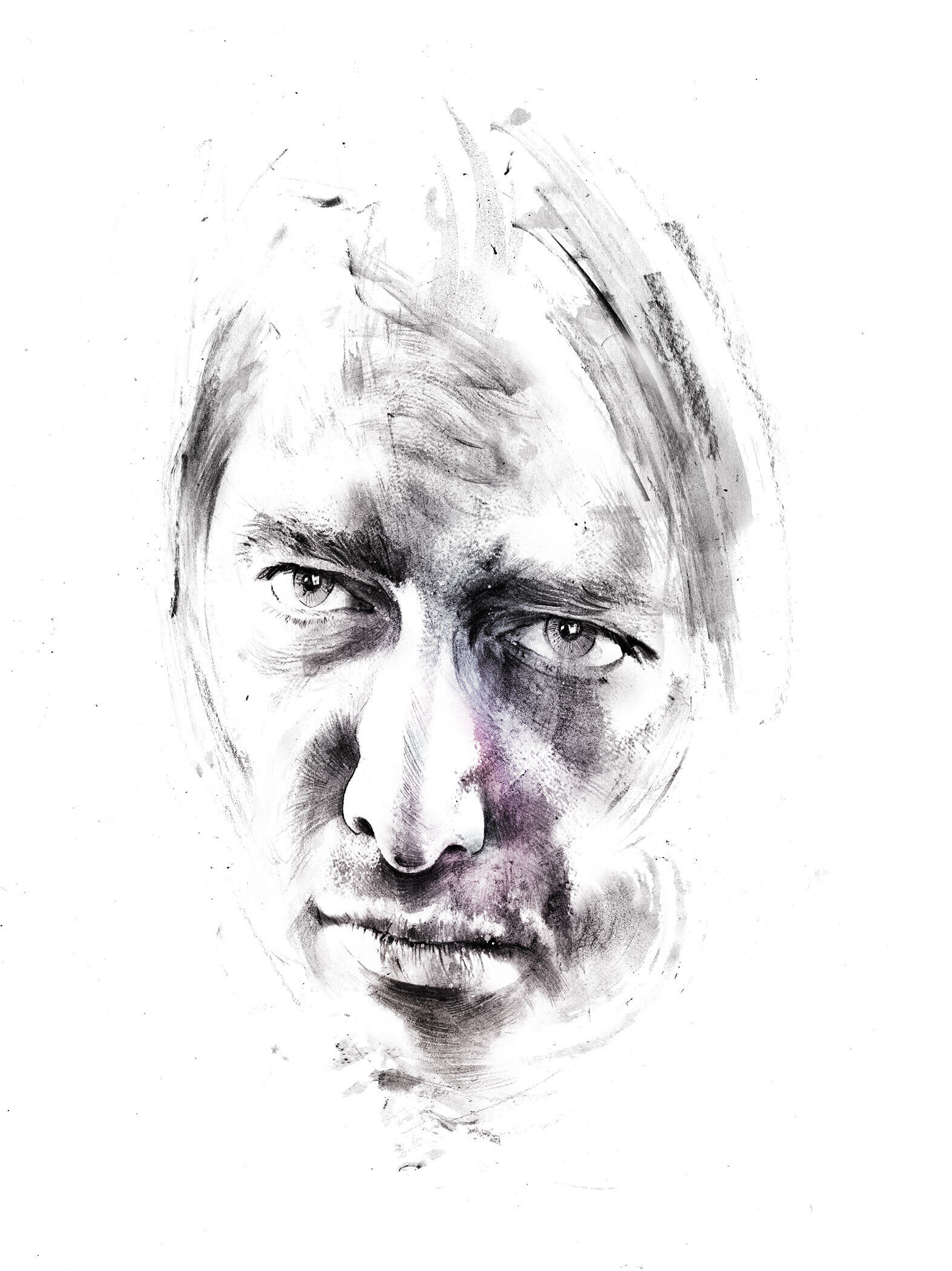 Face drawing - Kornel Illustration | Kornel Stadler portfolio