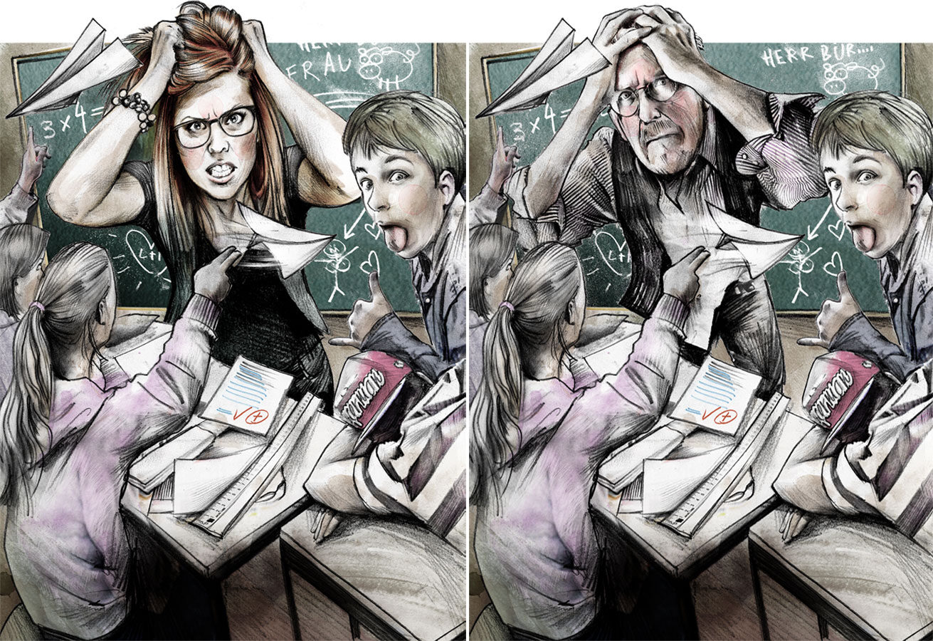 Lehrer - Kornel Illustration | Kornel Stadler portfolio