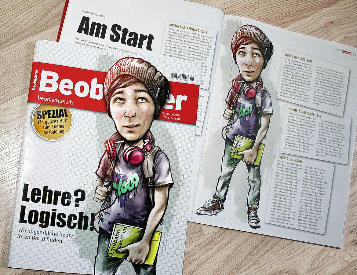 Bobachter Foto1 - Kornel Illustration | Kornel Stadler portfolio