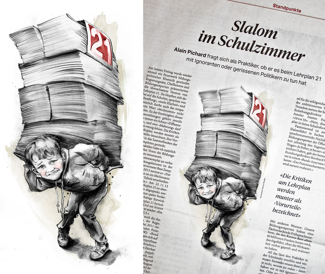 Lehrplan21 - Kornel Illustration | Kornel Stadler portfolio