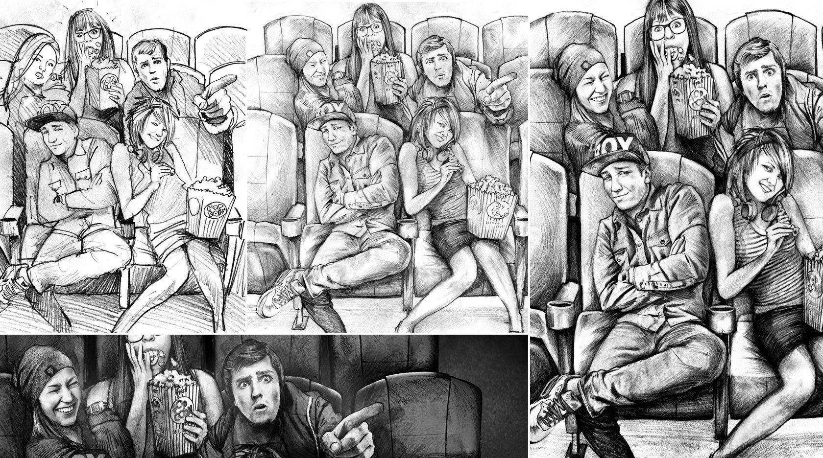 Making of cinema - Kornel Illustration | Kornel Stadler portfolio