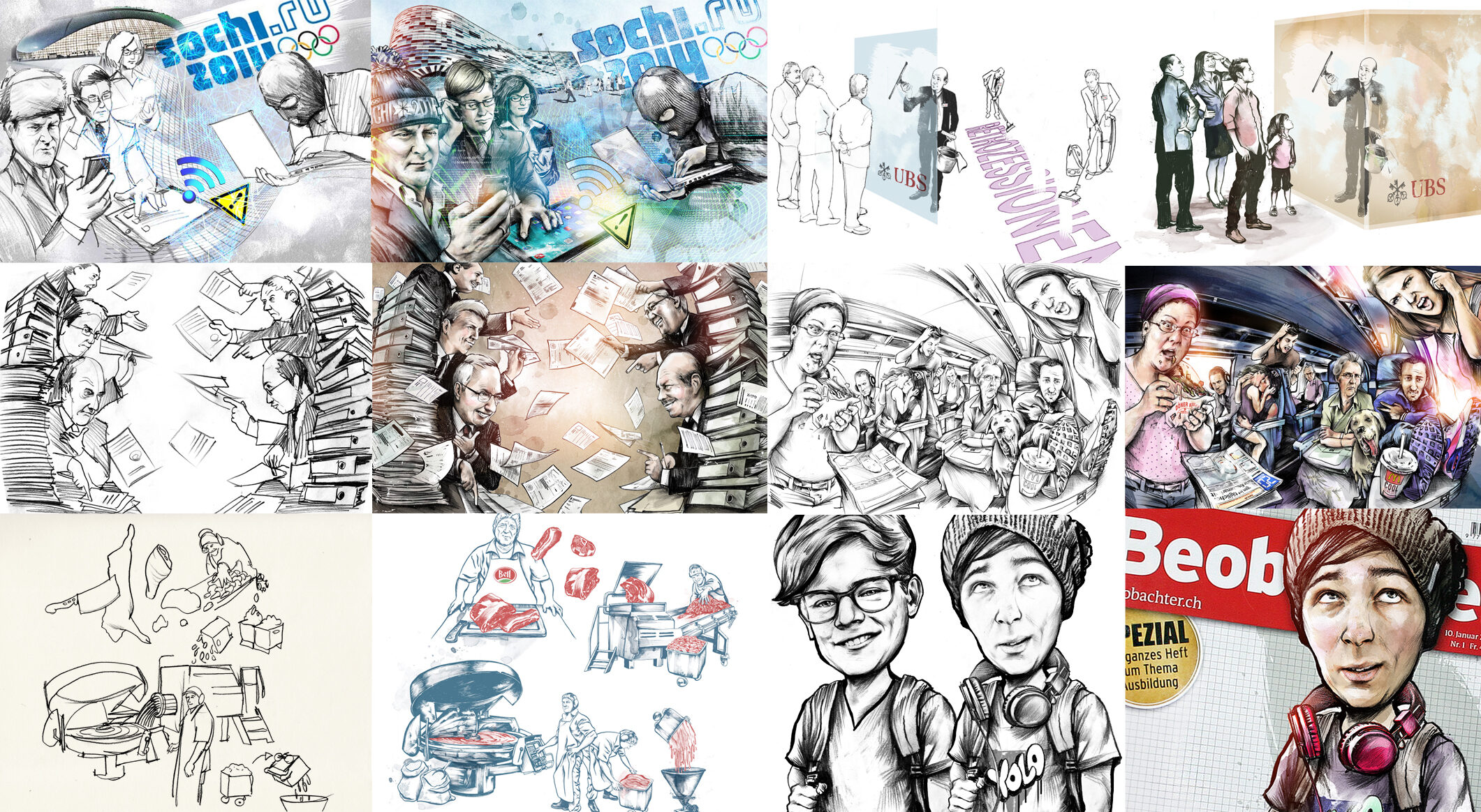 Von der skizze zur illu - Kornel Illustration | Kornel Stadler portfolio