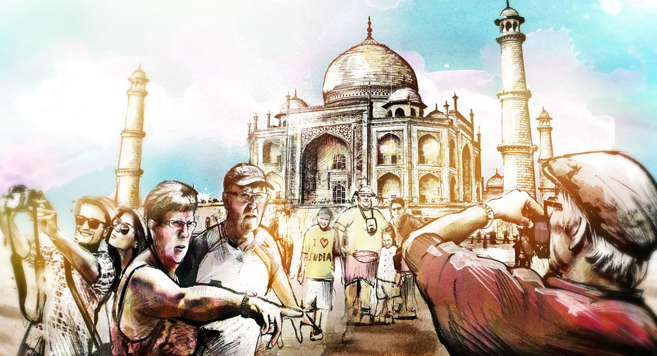 Taj Mahal web - Kornel Illustration | Kornel Stadler portfolio