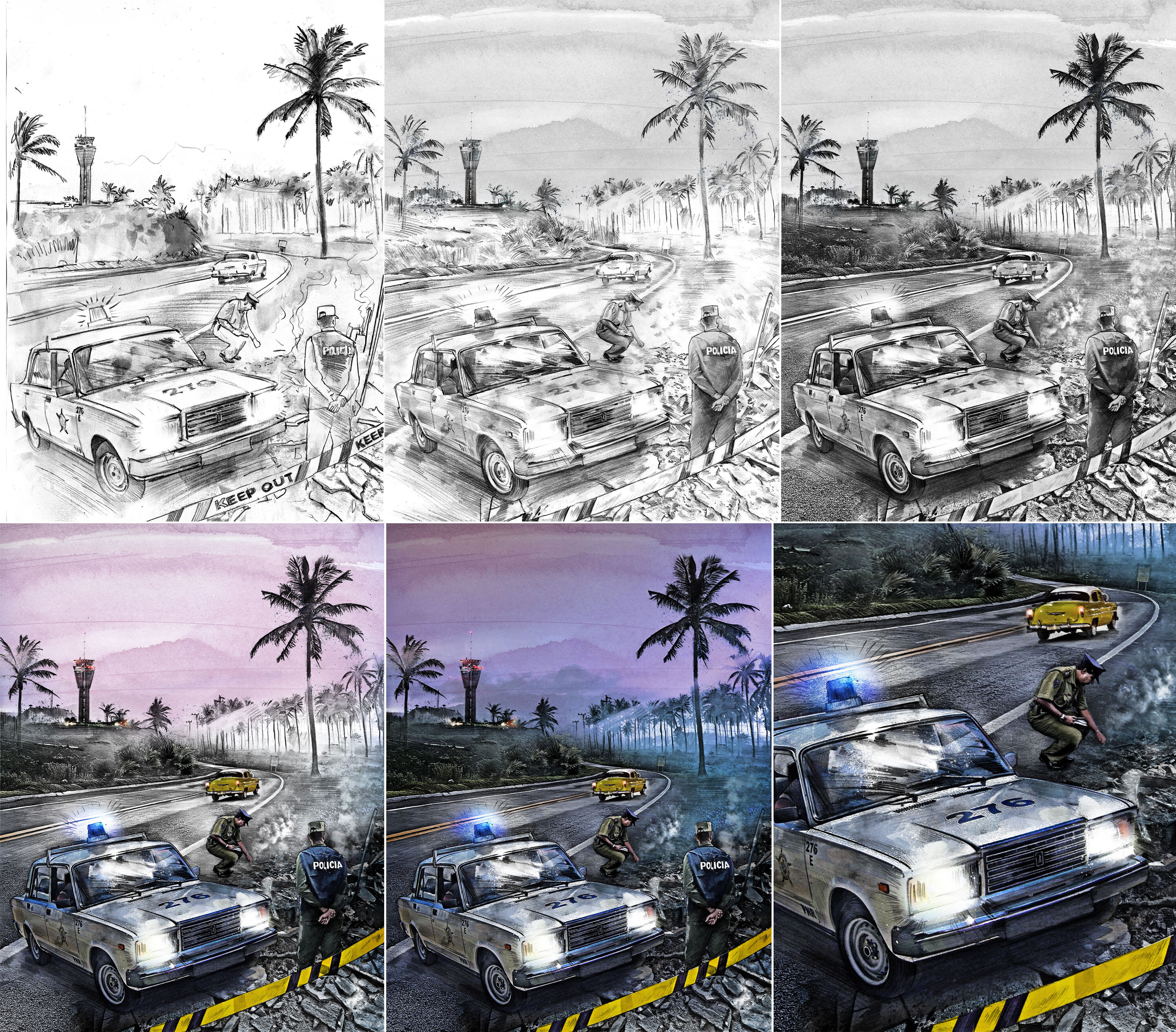 Making of illustration sketches - Kornel Illustration | Kornel Stadler portfolio
