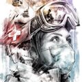 Client Arbeit Ski Saison Skifahren Corona Matterhorn Schweiz Zematt Illustration Kornel Illustration | Kornel Stadler