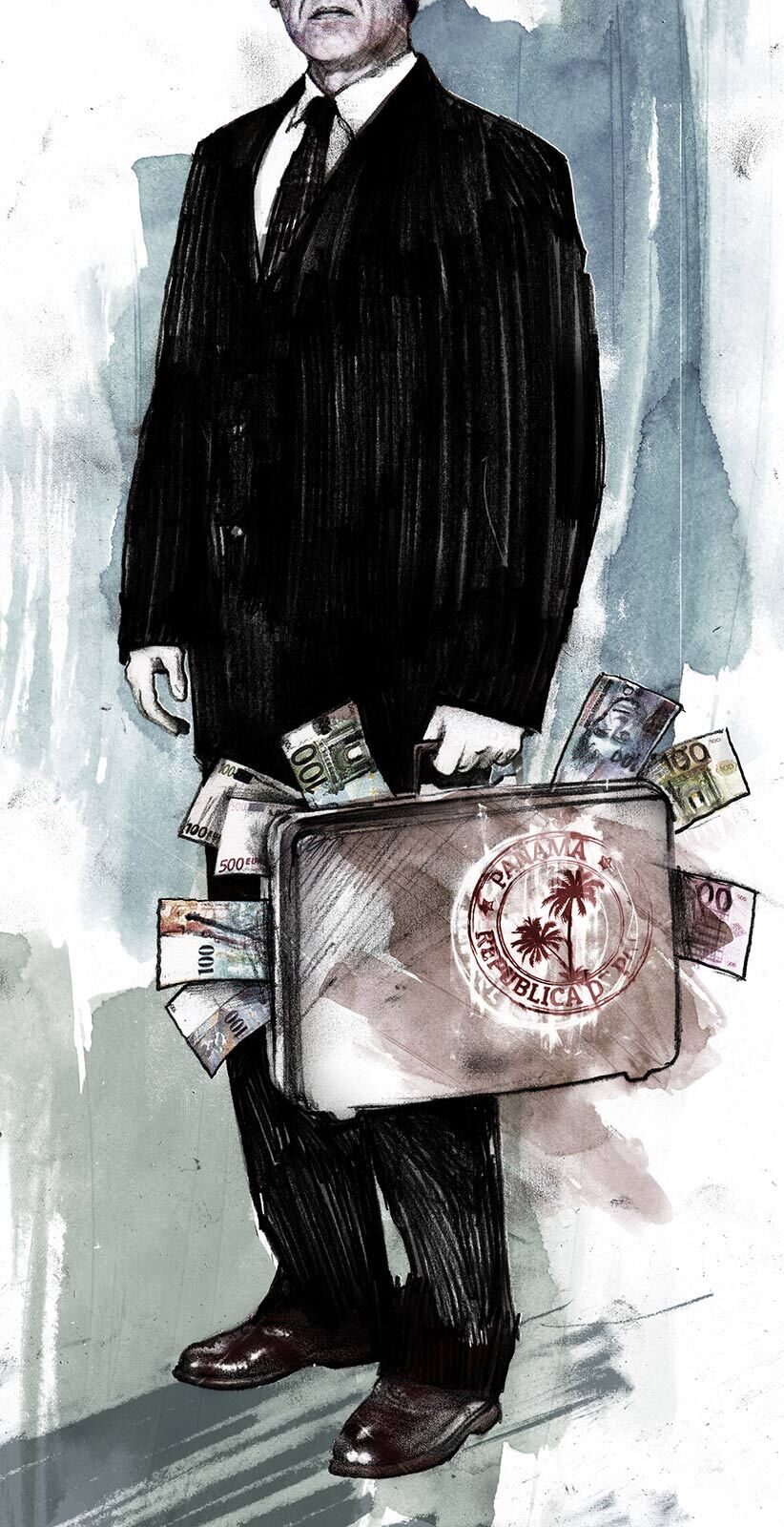 Panama Papers editorial illustration - Kornel Illustration | Kornel Stadler portfolio