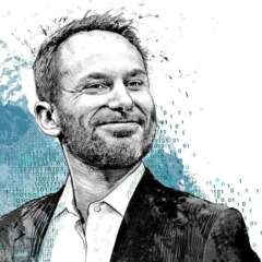 Work Magazine magazin editorial illustration bilanz schweizer wirtschaftsmagazin crypto krypto invest investment Paolo Ardoino Tether dollar Kornel Illustration | Kornel Stadler