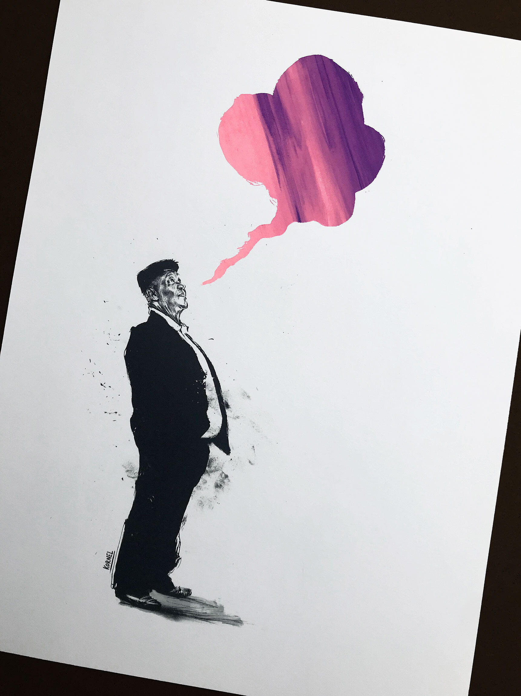 Purple Haze Artwork - Kornel Illustration | Kornel Stadler portfolio