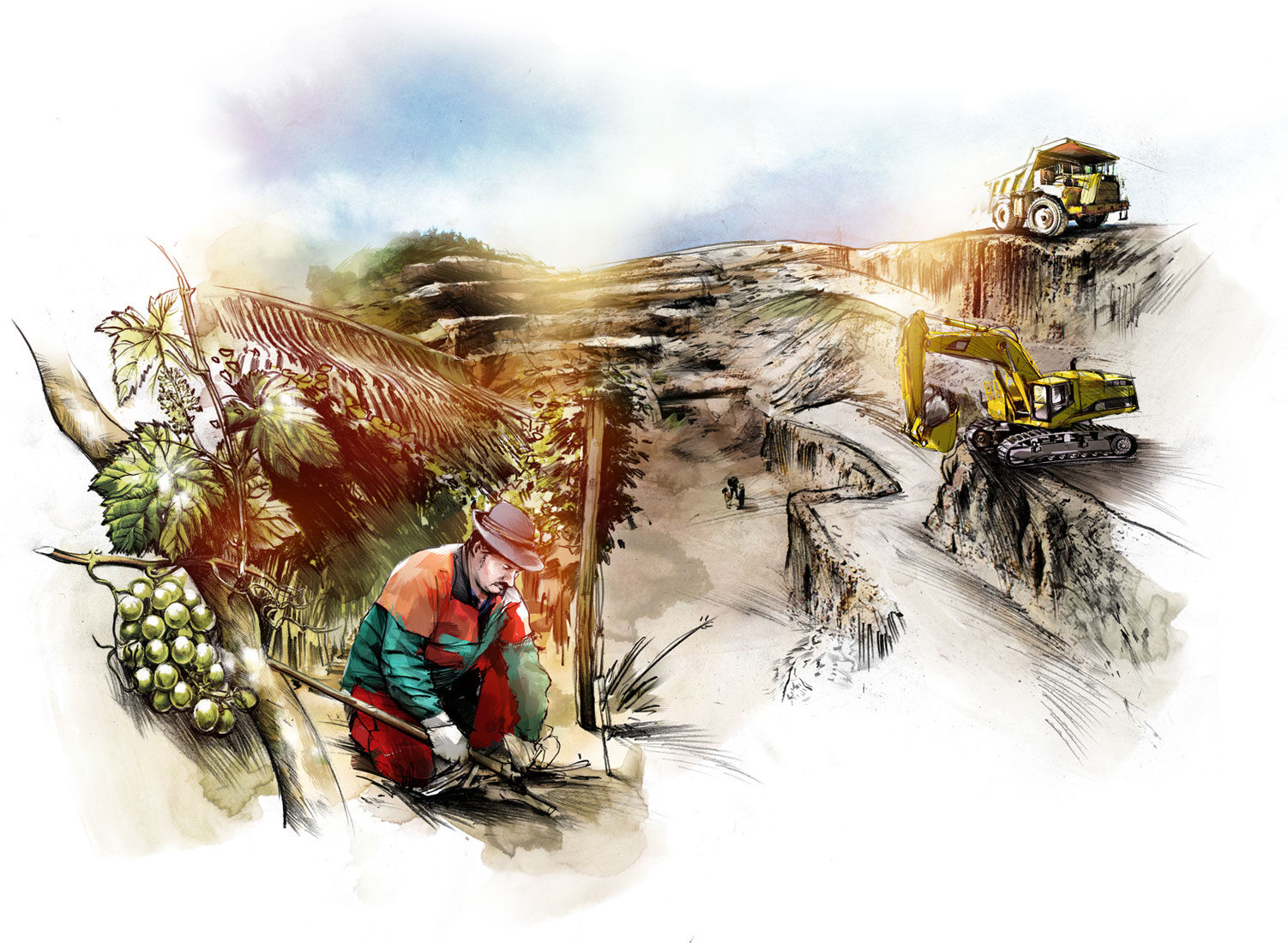 Renaturierung 1 - Kornel Illustration | Kornel Stadler portfolio