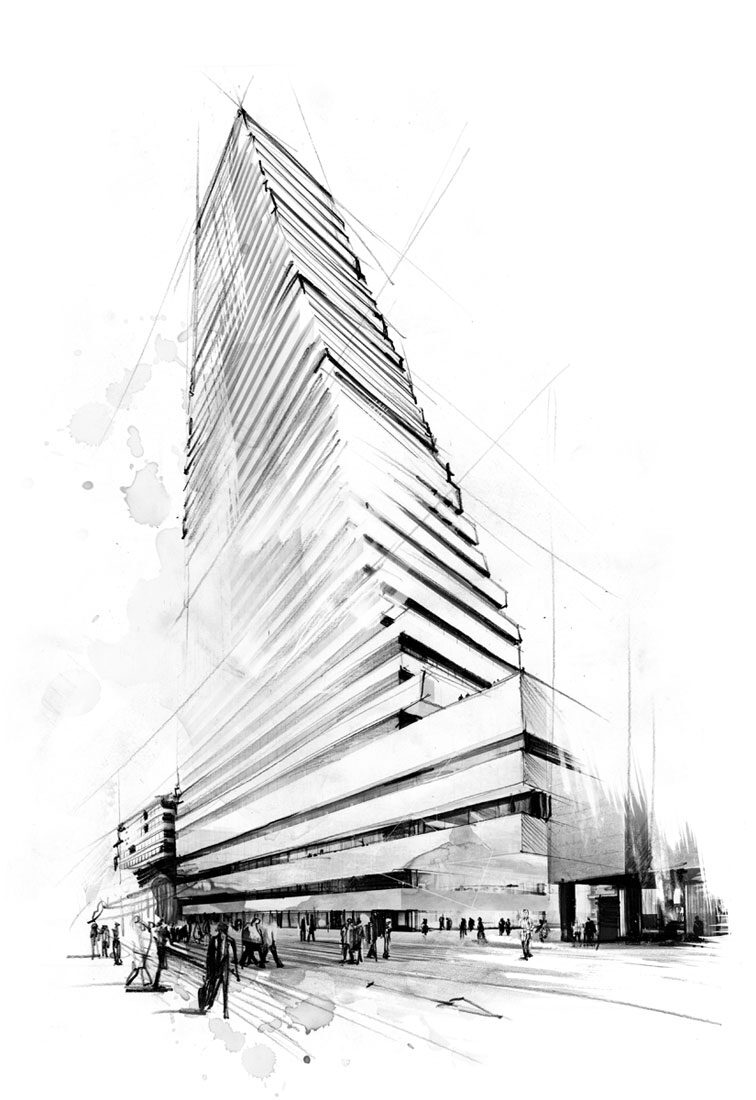 Roche Tower - Kornel Illustration | Kornel Stadler portfolio