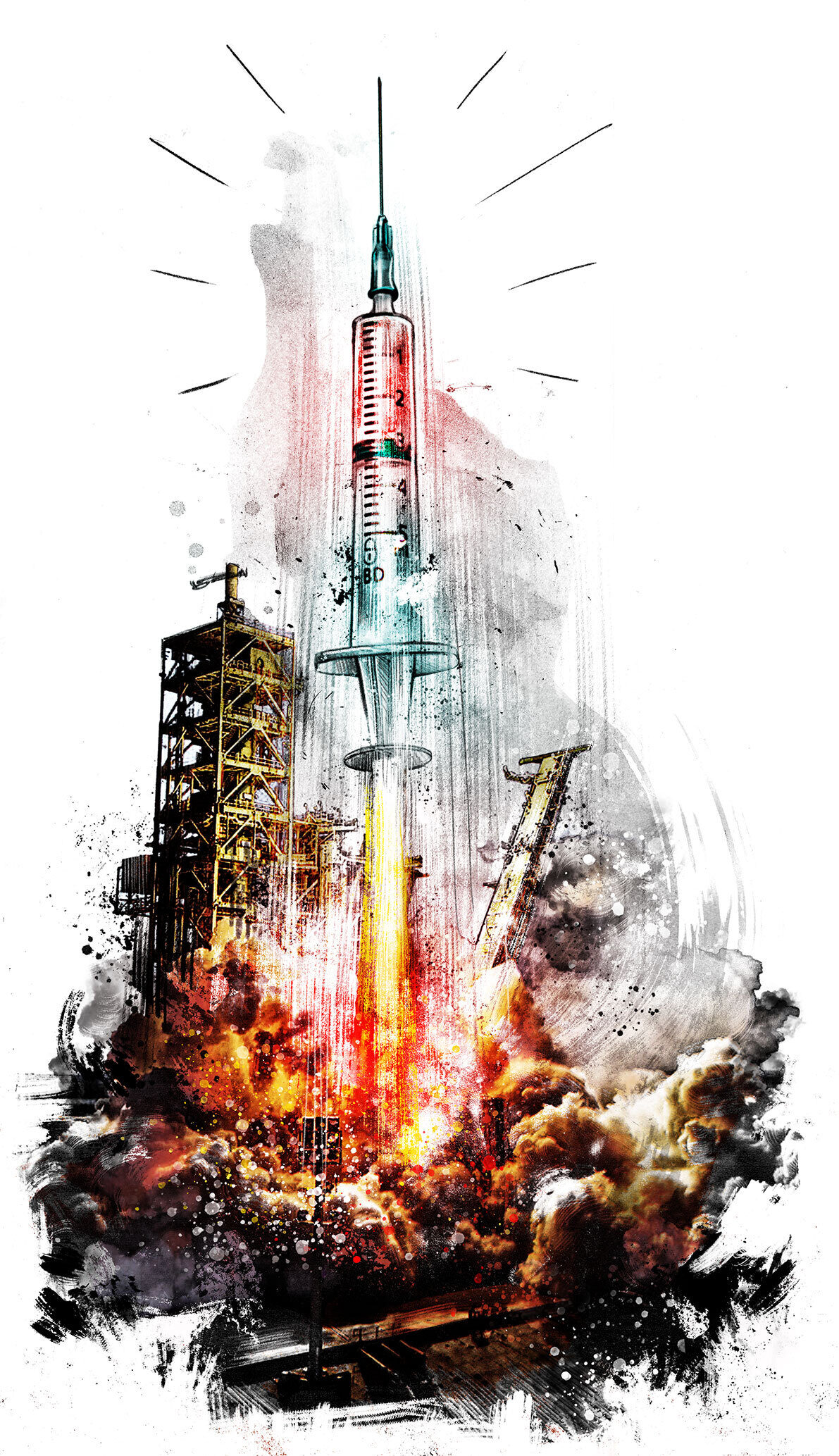 Corona vaccine - Kornel Illustration | Kornel Stadler portfolio