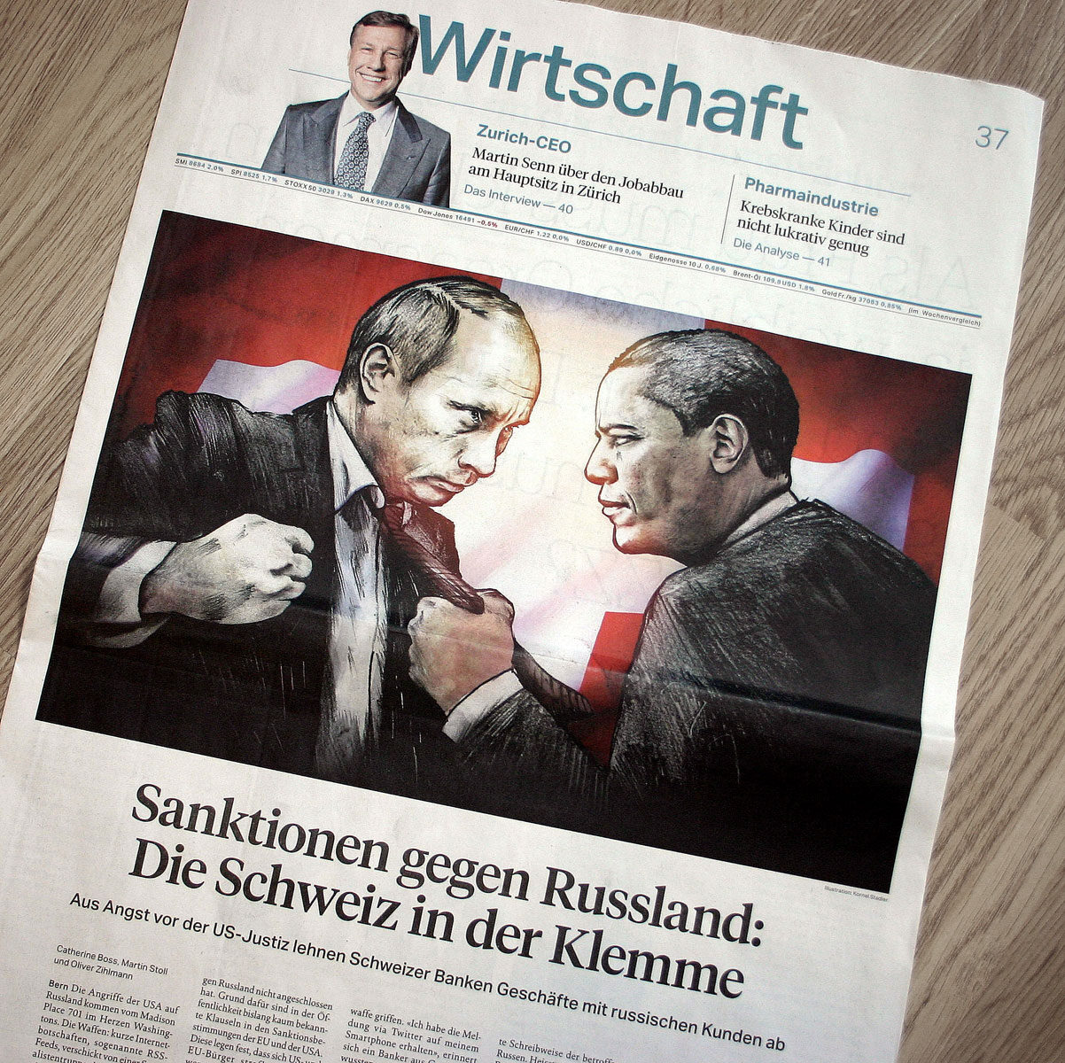 Foto Zeitung1 - Kornel Illustration | Kornel Stadler portfolio