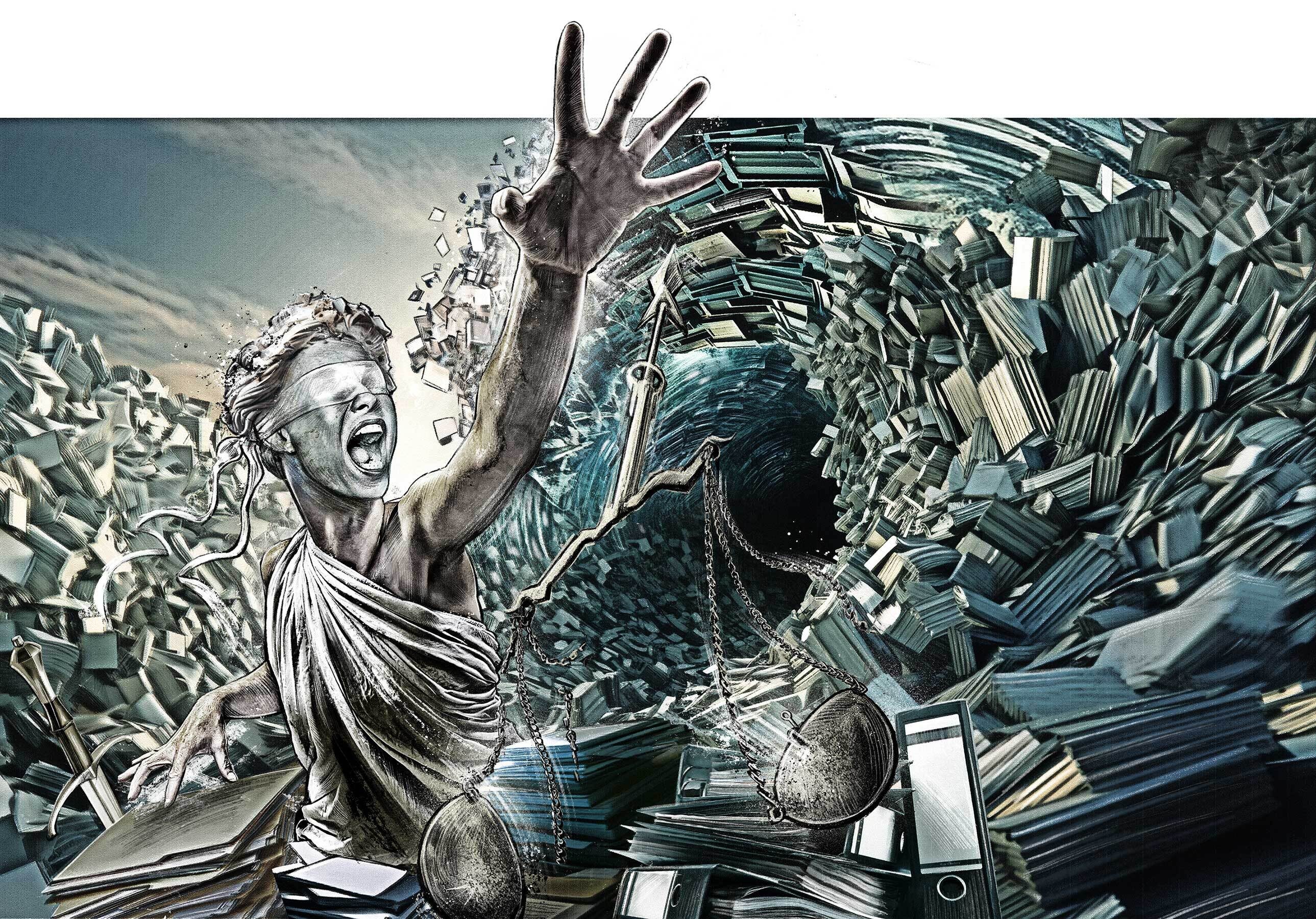 Justitia politicalillustration editorialillustration illustration newspaperillustration conceptualillustrtation conceptillustrtation zeitungsillustration 2 - Kornel Illustration | Kornel Stadler portfolio