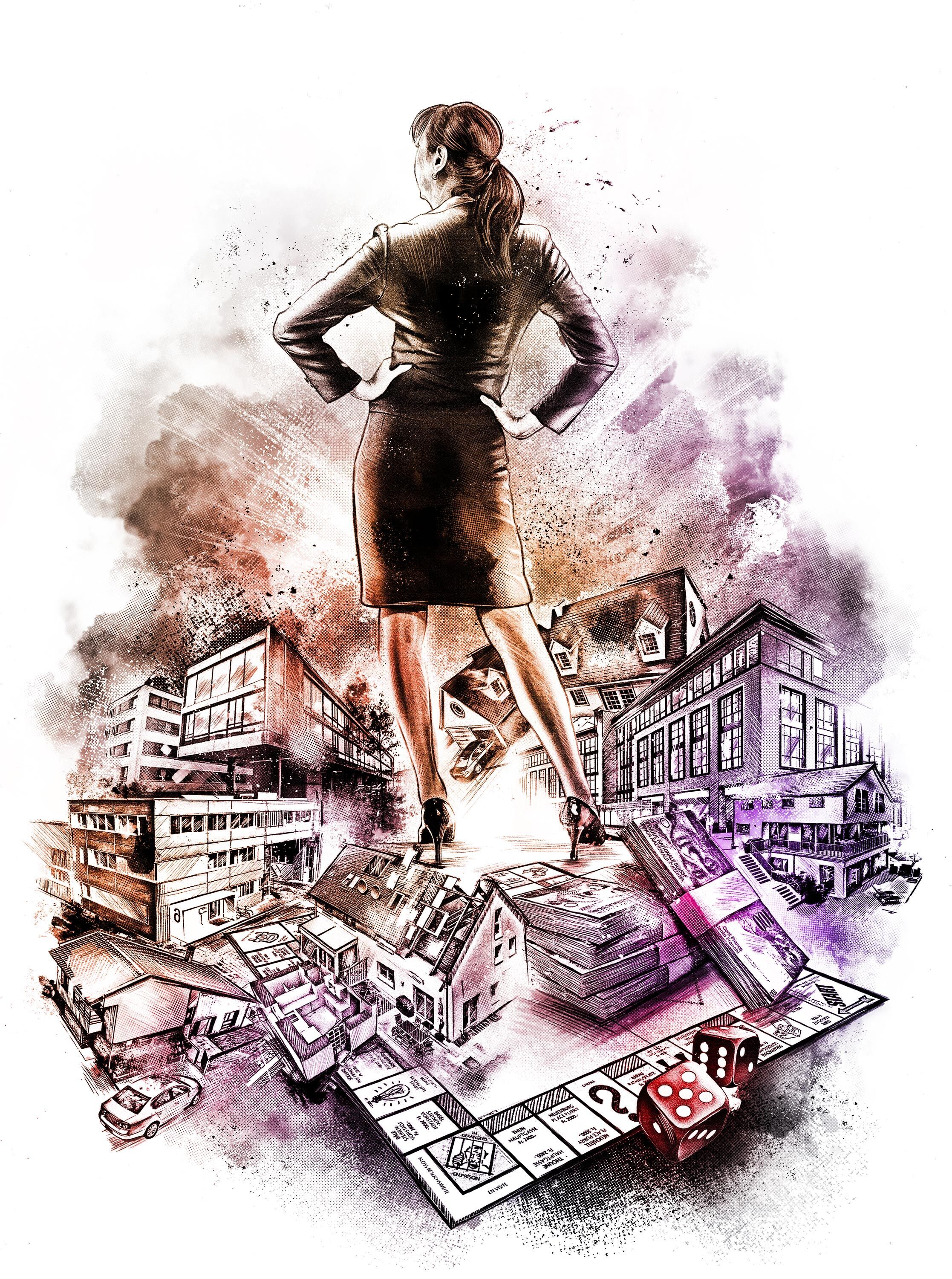 Millionaer illu - Kornel Illustration | Kornel Stadler portfolio