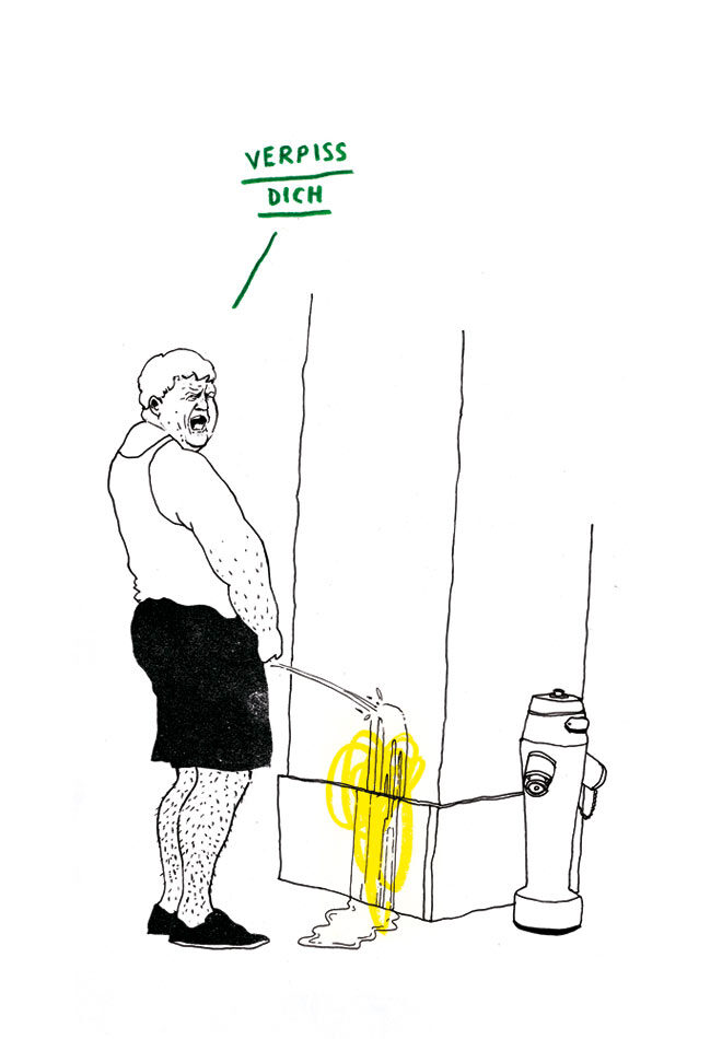 Verpiss dich - Kornel Illustration | Kornel Stadler portfolio