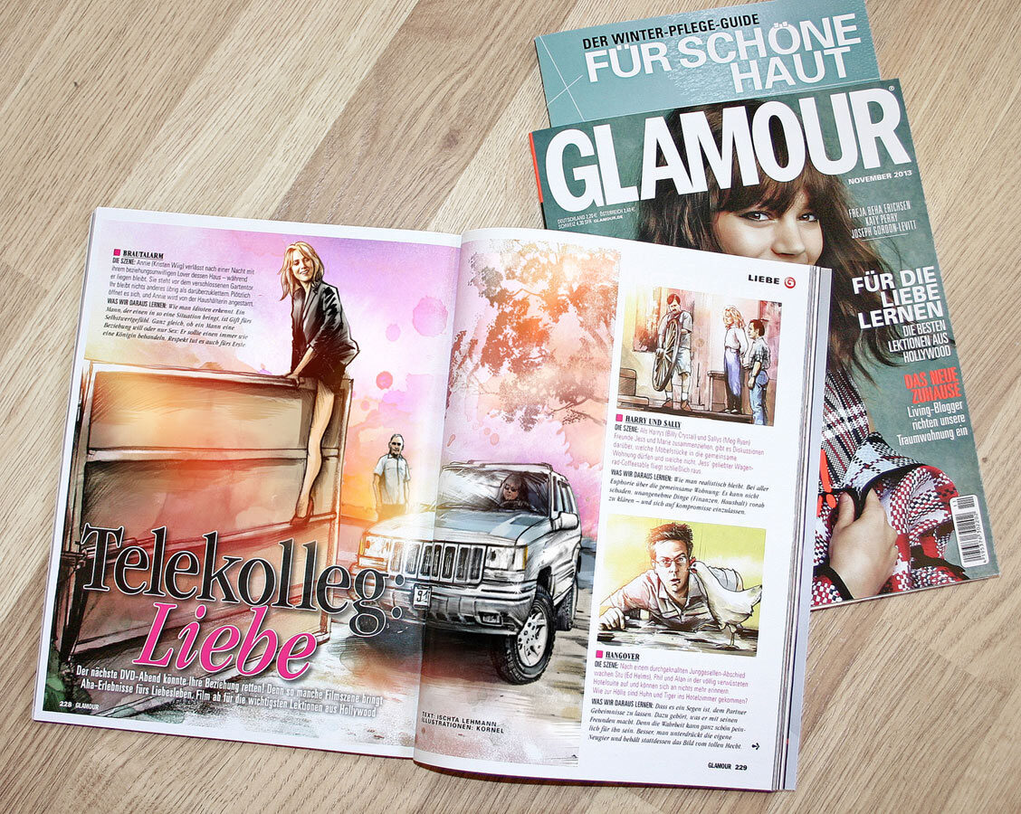 Glamour foto - Kornel Illustration | Kornel Stadler portfolio