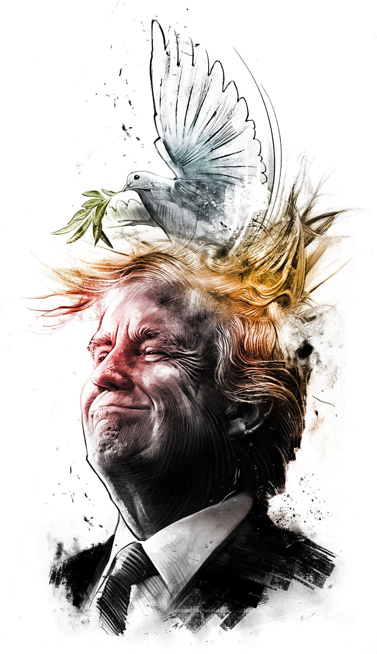 Trump Nobelprize - Kornel Illustration | Kornel Stadler portfolio