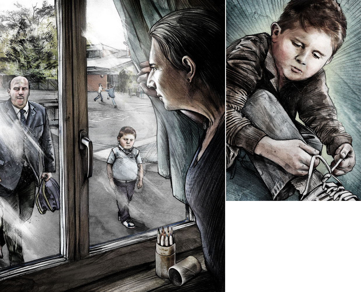 Der Fall - Kornel Illustration | Kornel Stadler portfolio