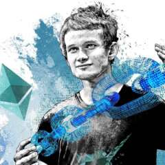 Work Magazine magazin editorial illustration bilanz schweizer wirtschaftsmagazin crypto krypto invest investment Vitalik Buterin ethereum eth blockchain Kornel Illustration | Kornel Stadler