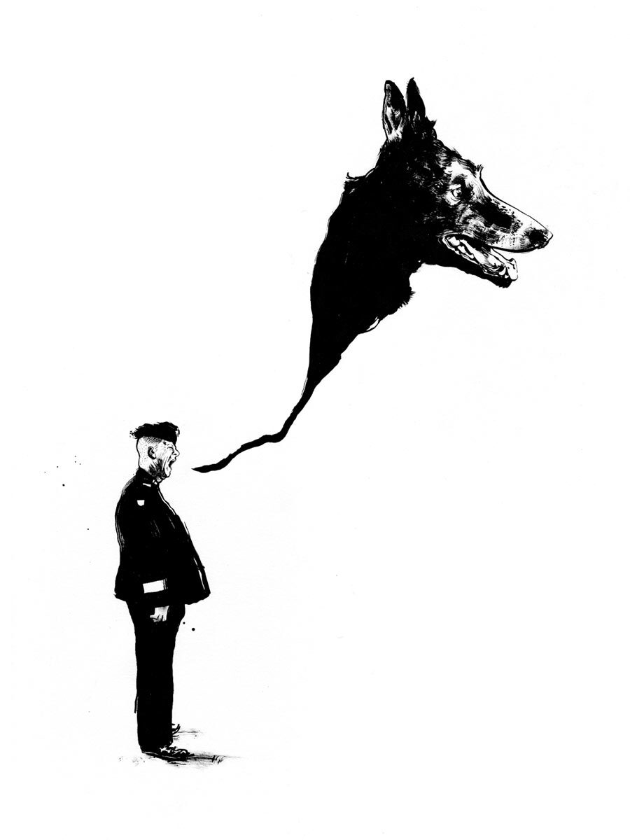 Schreihund - Kornel Illustration | Kornel Stadler portfolio