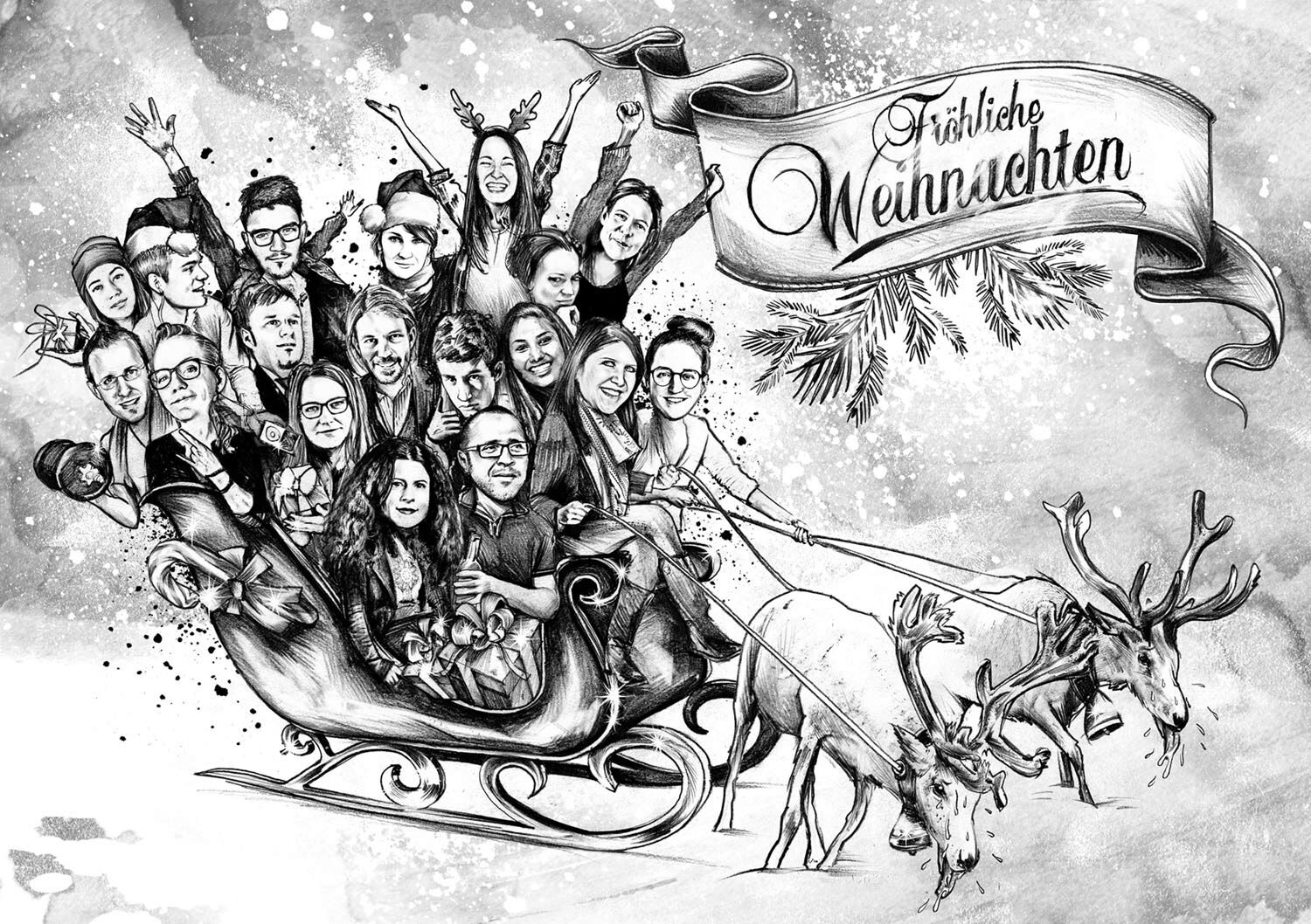 ALPHA245 Weihnachtkarte - Kornel Illustration | Kornel Stadler portfolio
