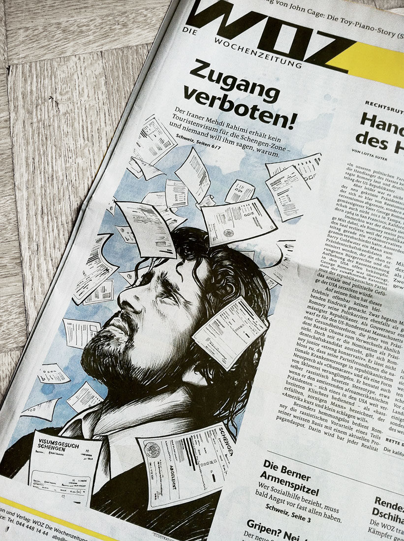 WOZ Tilel Foto - Kornel Illustration | Kornel Stadler portfolio